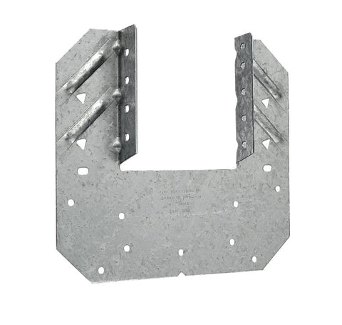 Simpson Strong-Tie H10A H10A2 Hurricane Tie, 6-9/16 in L, 6-1/4 in W, Steel, Galvanized, Fastening Method: Nail, Pack of 50