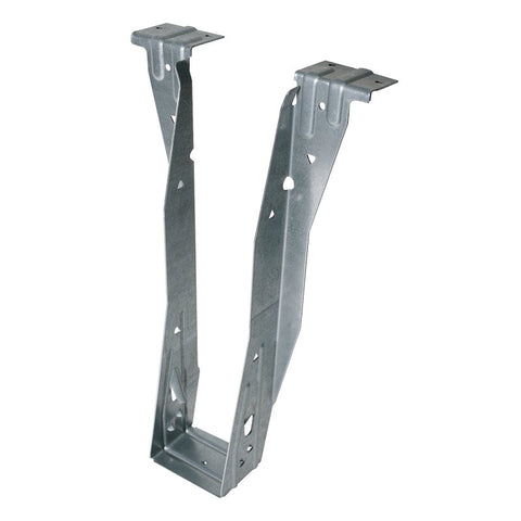 Simpson Strong-Tie ITS Series ITS2.56/11.88 Top Flange Hanger, 11-13/16 in H, 2 in D, 2-5/8 in W, Steel, Galvanized/Zinc, Pack of 25