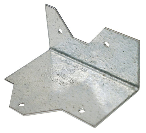 Simpson Strong-Tie L L30 Reinforcing Angle, 3 in H, Steel, Galvanized/Zinc, Pack of 100