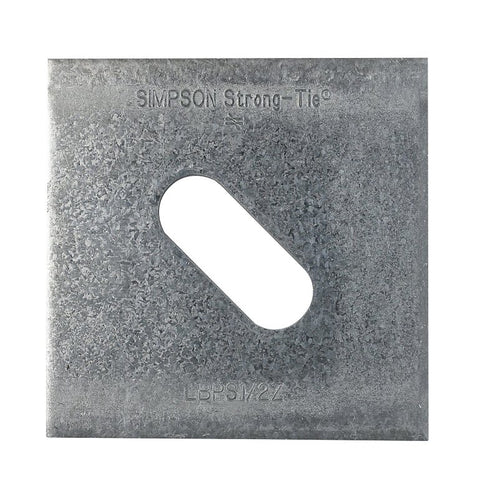 Simpson Strong-Tie LBPS Series LBPS 1/2 Bearing Plate, Steel, Pack of 50