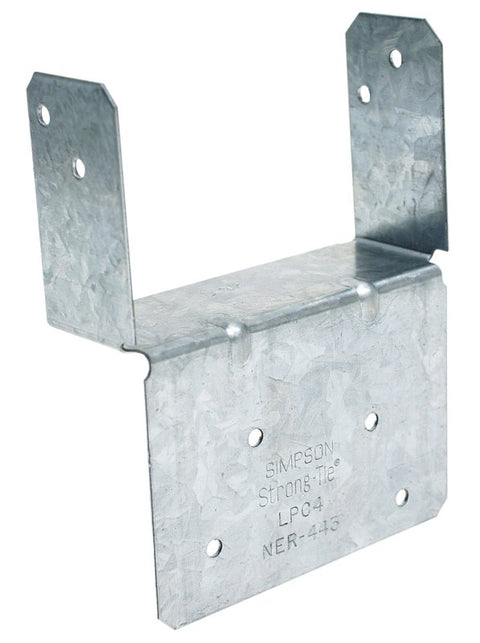 Simpson Strong-Tie LPC Series LPC4Z Light Post Cap, 4 x 4 in Post/Joist, Steel, ZMAX, Pack of 40