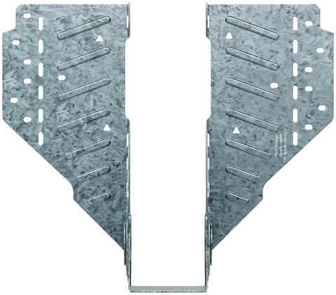 Simpson Strong-Tie LSSR LSSR2.37Z Rafter Hanger, 8-5/16 in H, 2-3/8 in W, 2-5/16 in, Carbon Steel, ZMAX, Pack of 25