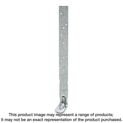 Simpson Strong-Tie META META20 Truss Anchor, 16 in L, Steel, Zinc Galvanized, Pack of 100