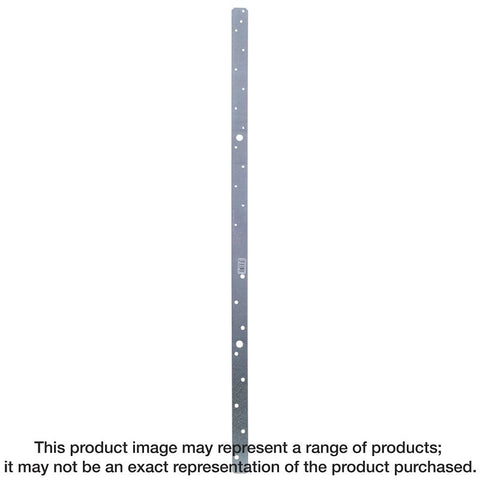 Simpson Strong-Tie MSTAM MSTAM36 Strap Tie, 36 in L, 1-1/4 in W, Steel, Zinc Galvanized, Pack of 50