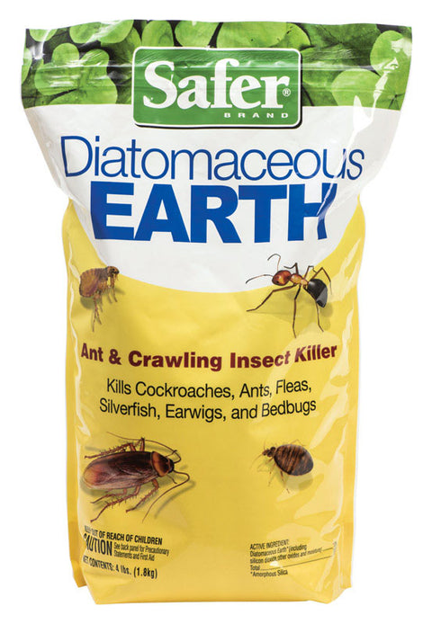 Safer Diatomaceous Earth Insect Killer For Crawling Insects 4 lb.