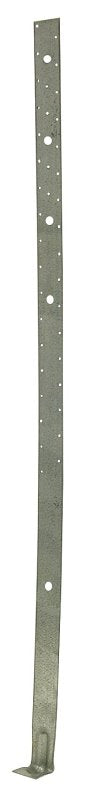 Simpson Strong-Tie PA PA51Z Purlin Anchor and Strap Tie Holdown, 51 in L, 2-1/16 in W, Steel, ZMAX, Pack of 10