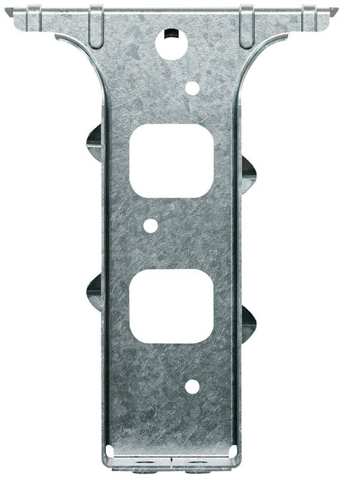 Simpson Strong-Tie PF Series PF26B Post Frame Hanger, 5-3/8 in H, 1-1/4 in D, 1-9/16 in W, 2 x 6 in, Steel, 1/PK, Pack of 50