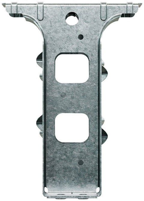 Simpson Strong-Tie PF Series PFD26B Post Frame Saddle Hanger, 5-3/8 in H, 1-1/4 in D, 1-9/16 in W, 2 x 6 in, Steel, 1/PK, Pack of 25