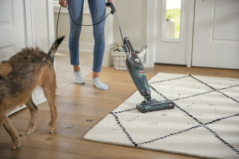 Bissell FeatherWeight 2773 Corded PowerBrush Stick Vacuum, Titanium with Sparkle Silver Accents