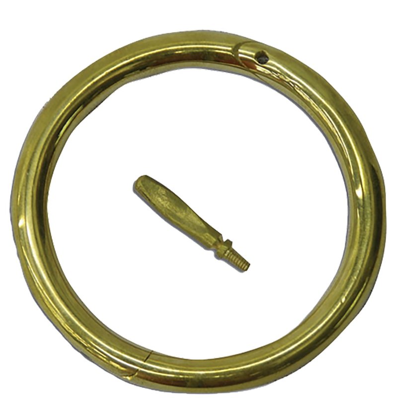 Neogen 7002 Bull Ring, Brass, Screw Fastener – Shell Lumber and Hardware