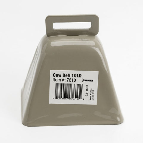 Ideal 7610 Cow Bell, 10LD Bell, Metal, Cream