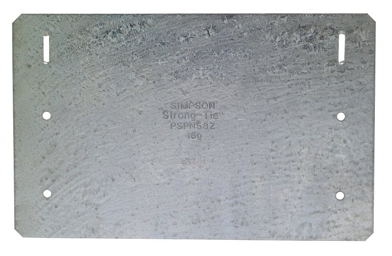 Simpson Strong-Tie PSPNZ Series PSPN58Z Protecting Shield Plate, 16 ga ...