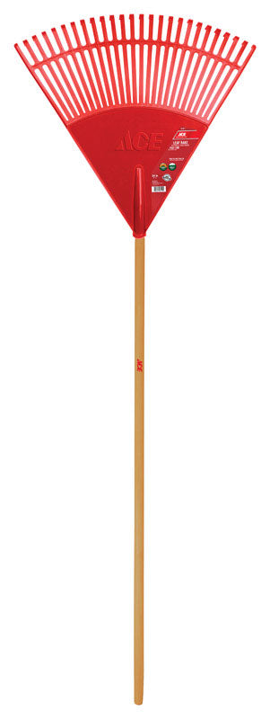Ace 24 in. W x 48 in. L Wood Leaf Rake – Shell Lumber and Hardware
