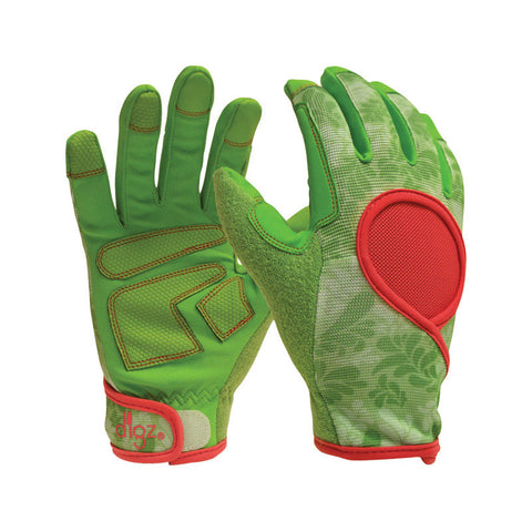 Digz Signature Green Women's Medium Synthetic Leather Gardening Gloves
