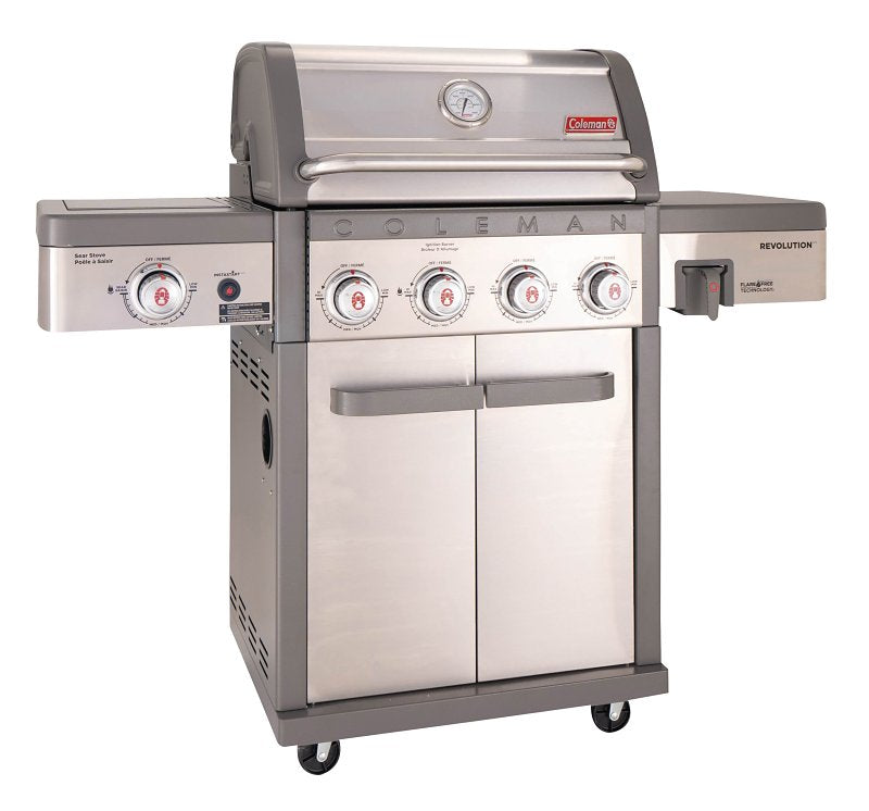Coleman Revolution Series RV-401BBQ Barbecue Grill, 50,000 Btu/hr BTU ...