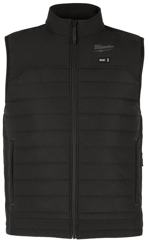 Milwaukee Tool M300B-21L Safety Vest, L, Men's, Fits to Chest Size: 42 to 44 in, Polyester, Black