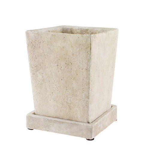Syndicate Home & Garden Slate Concrete Tapered Square Planter 5-1/2 in.