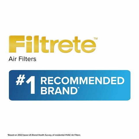 Filtrete 710-4 Air Filter, 12 in L, 12 in W, 8 MERV, 700 um MPR, Cardboard Frame, Pack of 4