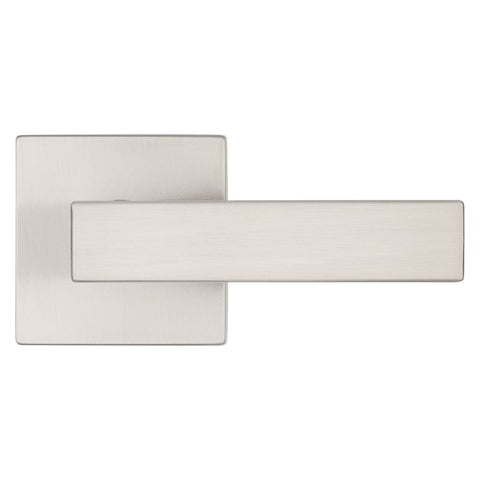 Kwikset Signature, Singapore Series 720SAL SQT 15 Hall/Closet Handle, Lever Handle, Zinc, Satin Nickel, Universal Hand