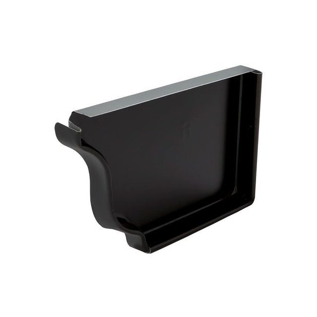 Amerimax 2500635 K-Style Gutter End, 5 in L, 1/4 in W, Aluminum, Black ...