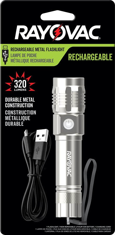 Rayovac ROVVMHAL8H Flashlight, Lithium-Ion Battery, LED Lamp, Pack of 4