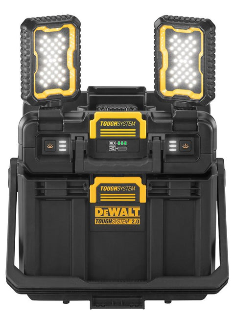 DEWALT DWST08060 Adjustable Work Light, 120 V, 40 W, LED Lamp, 4000 Lumens, Black