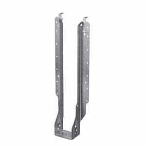 Simpson Strong-Tie IUS Series IUS2.56/16 I-Joist Hanger, 16 in H, 2 in D, 2-5/8 in W, Steel, Galvanized, Face Mounting