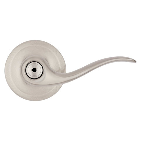 Kwikset Signature Series 730TNL 15 6AL RCS BP Privacy Lever, Thumbturn Lock, Satin Nickel, Zinc, Residential, 2 Grade