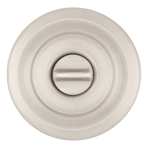 Kwikset 300CV 15 6AL RCS V1 Privacy Lockset, 2-5/8 in H x 2-5/8 in W Dimensions, Cove, Round Design