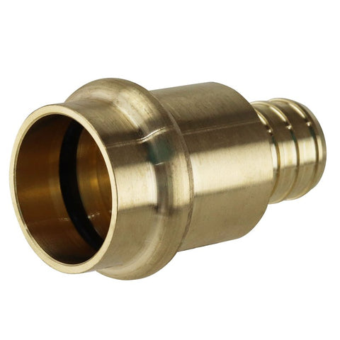 Apollo APXPR3434 Adapter, 3/4 in, Barb x Press-Fit, PEX-B, Brass, 200 psi Pressure