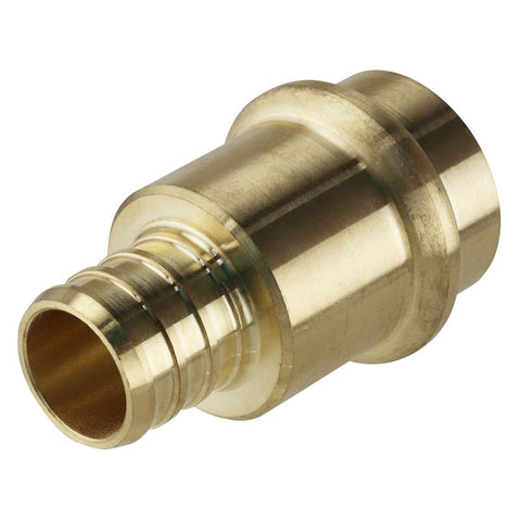 Apollo APXPR3434 Adapter, 3/4 in, PEX B Barb x Press Fit, Brass, 200 psi Pressure