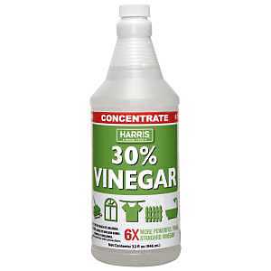 Harris VINE30-32 Cleaning Vinegar, 32 oz, Liquid, Vinegar/Pungent, Clear