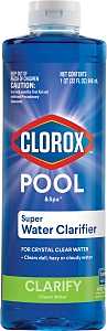 Clorox 58032CLX Super Water Clarifier, 32 oz, Liquid, Almond, Light Yellow