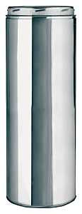Selkirk 208024 Chimney Pipe, 8 in ID, 10 in OD, 24 in L, Stainless Steel