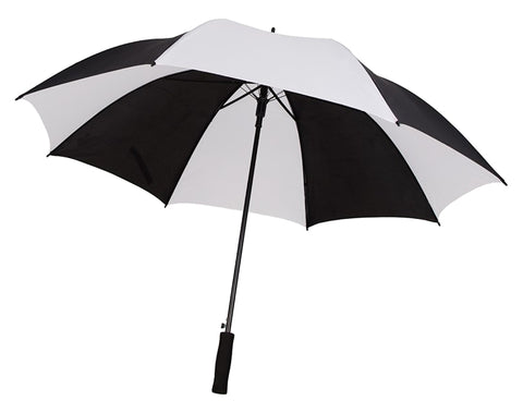 Diamondback UMB-10A Golf Umbrella, Round Canopy, Polyester Fabric, Black/White Fabric, 29 in OAH