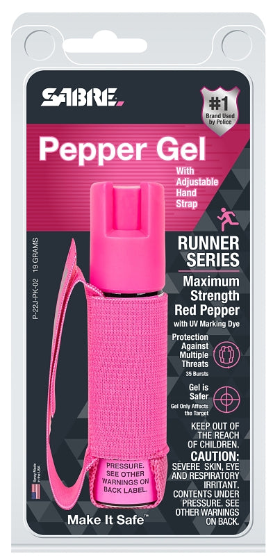 Sabre P-22J-PK-02 Runner Pepper Spray, 0.67 oz Can, 1/CD