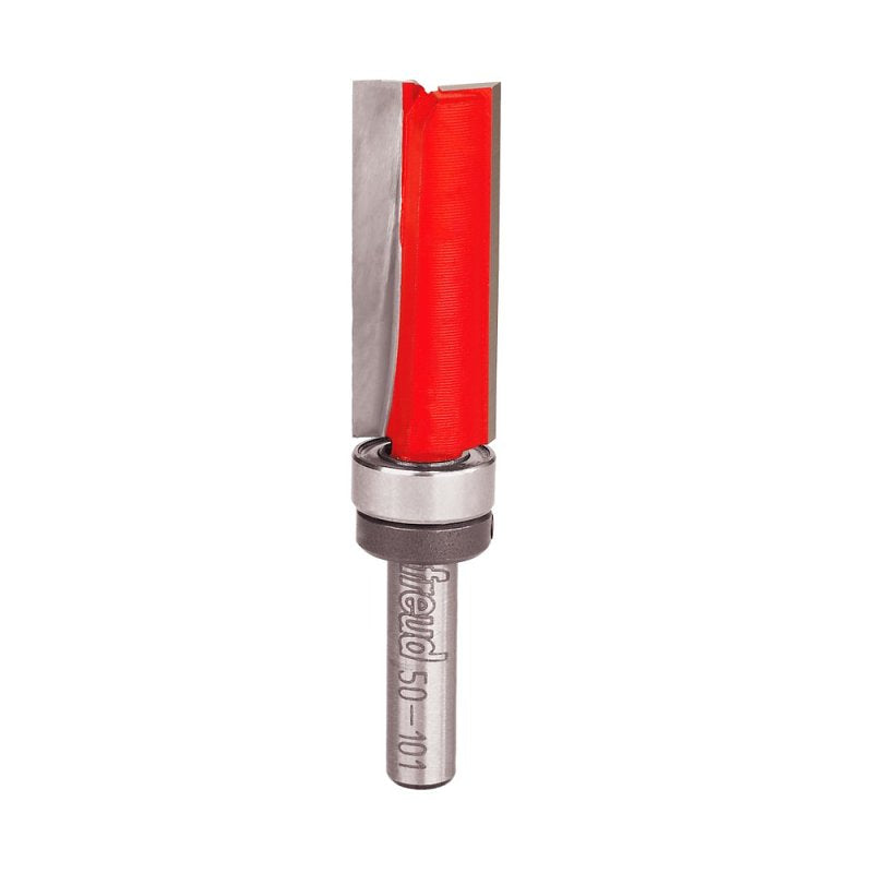Freud 50-101 Top Bearing Flush Trim Bit, 1/2 in Dia Cutter, 2-1/2 in O ...