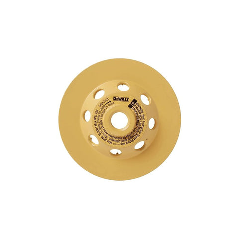 DEWALT XP DW4772T Cup Grinding Wheel, 4 in Dia, 1-3/16 in Thick, 5/8-11 Arbor, Diamond Abrasive