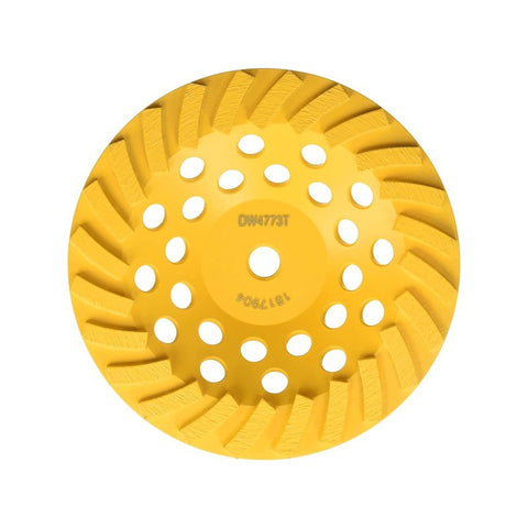 DEWALT XP DW4773T Cup Grinding Wheel, 7 in Dia, 1 in Thick, 5/8-11 Arbor, Medium, Diamond Abrasive