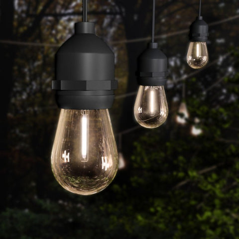 Feit Electric SL24-12/RGBW/WFIL String Light, Classic, 120 V, 3.5 W, 12-Lamp, LED Lamp, 15,000 hr Average Life