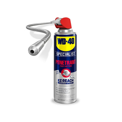 WD-40 Specialist 300486 Penetrant with Flexible Straw, 13.5 oz, Can, Liquid