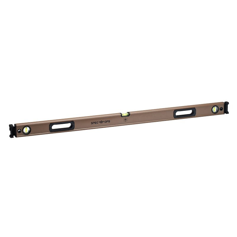 Spec Ops SPEC-LEVEL48 Box Beam Level with Bungee, 48 in L, 3-Vial, Alu ...