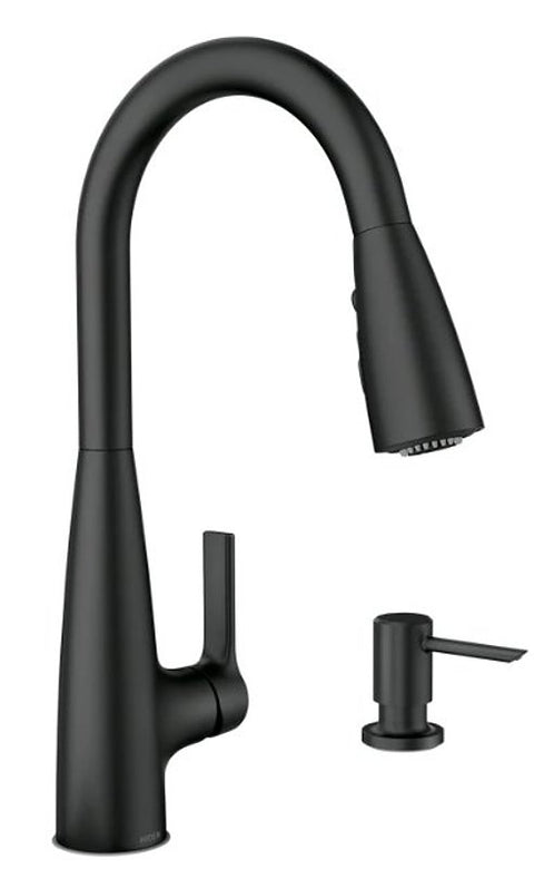 KITCHEN FAUCET HI ARC PD 1H MB