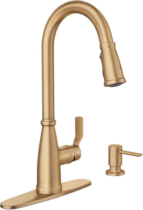 KITCHEN FAUCET HI ARC PD 1H BG