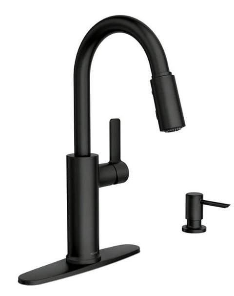 KITCHEN FAUCET HI ARC PD 1H MB