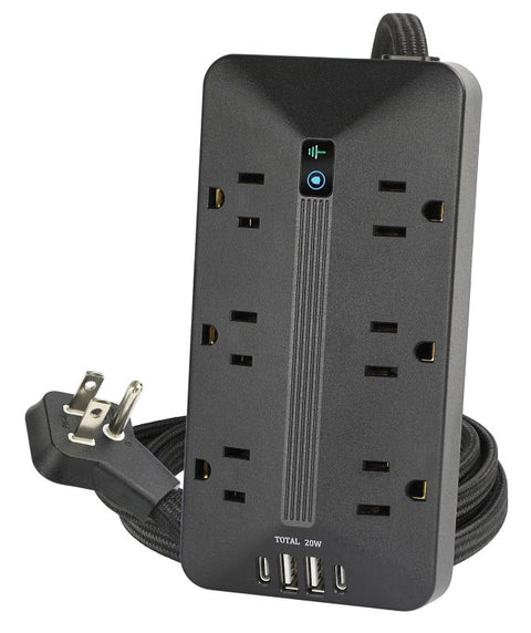 Powerzone ORPBSUC409 Pyramid Surge, 6 ft L Cable