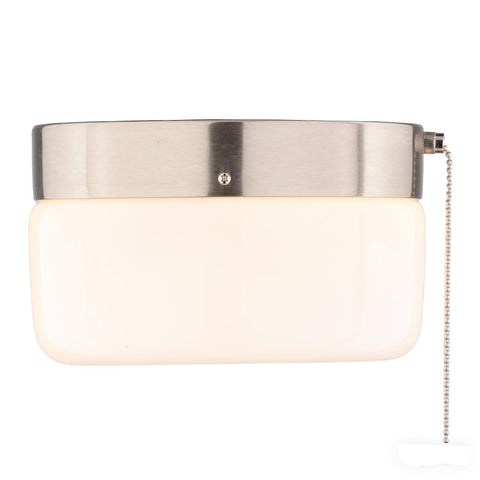 Boston Harbor OG24014 Ceiling Light, 120 V, 2-Lamp, CFL, LED Lamp, Stainless Steel Fixture, Satin Nickel Fixture