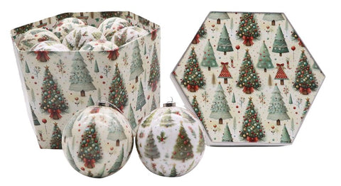 Santas Forest 99107 Matching Ornament, Classic, Pack of 12