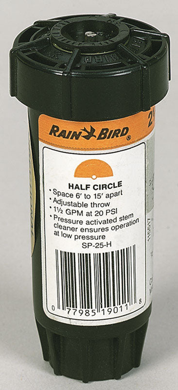 Rain Bird Sure Pop 2-1/2 in. H Half-Circle Sprinkler Spray Head 15 ft.