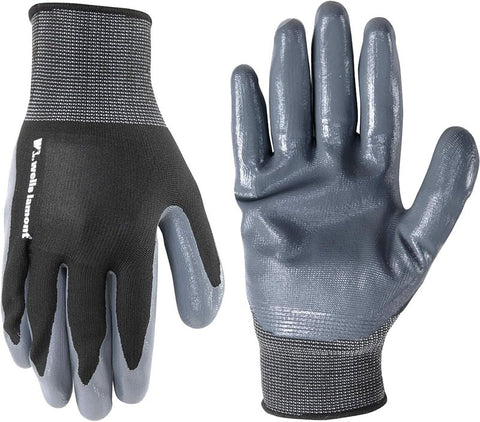 Wells Lamont 546-XL Gloves, Men's, XL, Nitrile Glove, Gray